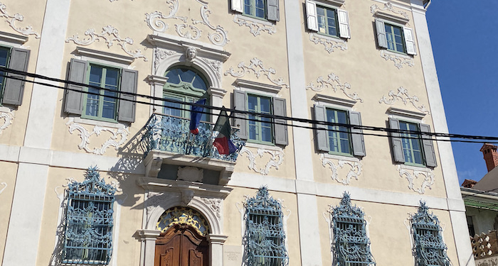 Der prunkvolle Barock-Palast Besenghi degli Ughi zählt zu den schönsten Gebäuden von Istrien