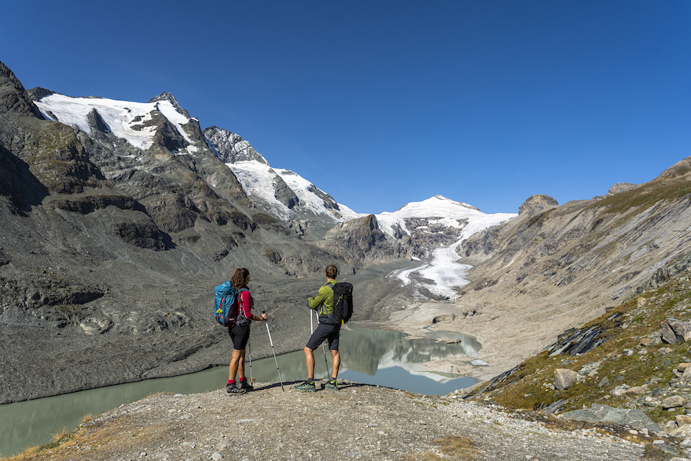 Der Alpe-Adria-Trail startet nahe der Pasterze am Großglockner.