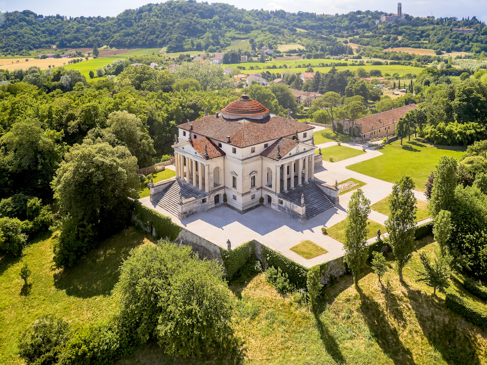 Die Villa Rotonda ist eine der berühmtesten Villen Palladios und zählt zum UNESCO-Weltkulturerbe.